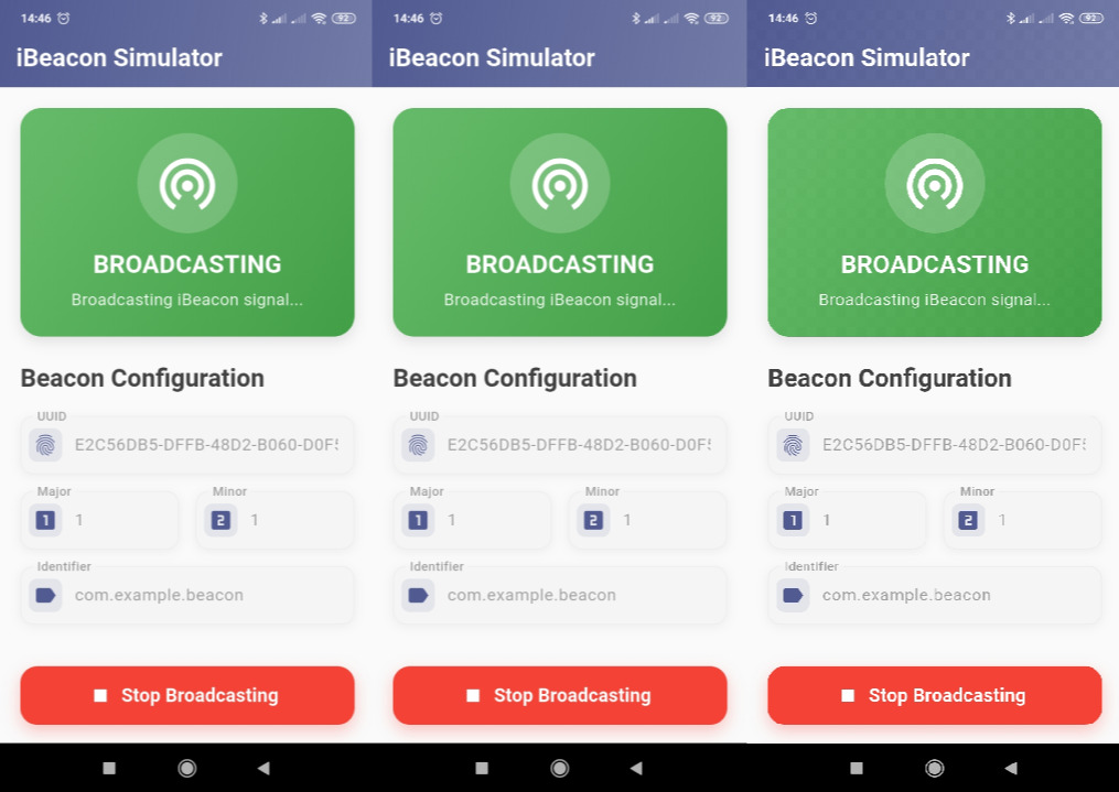 iBeacon BLE Simulator Preview
