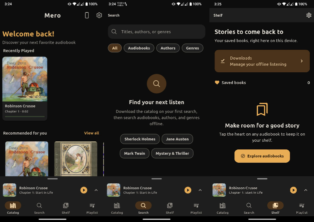 Mero Audiobook Web Companion Preview