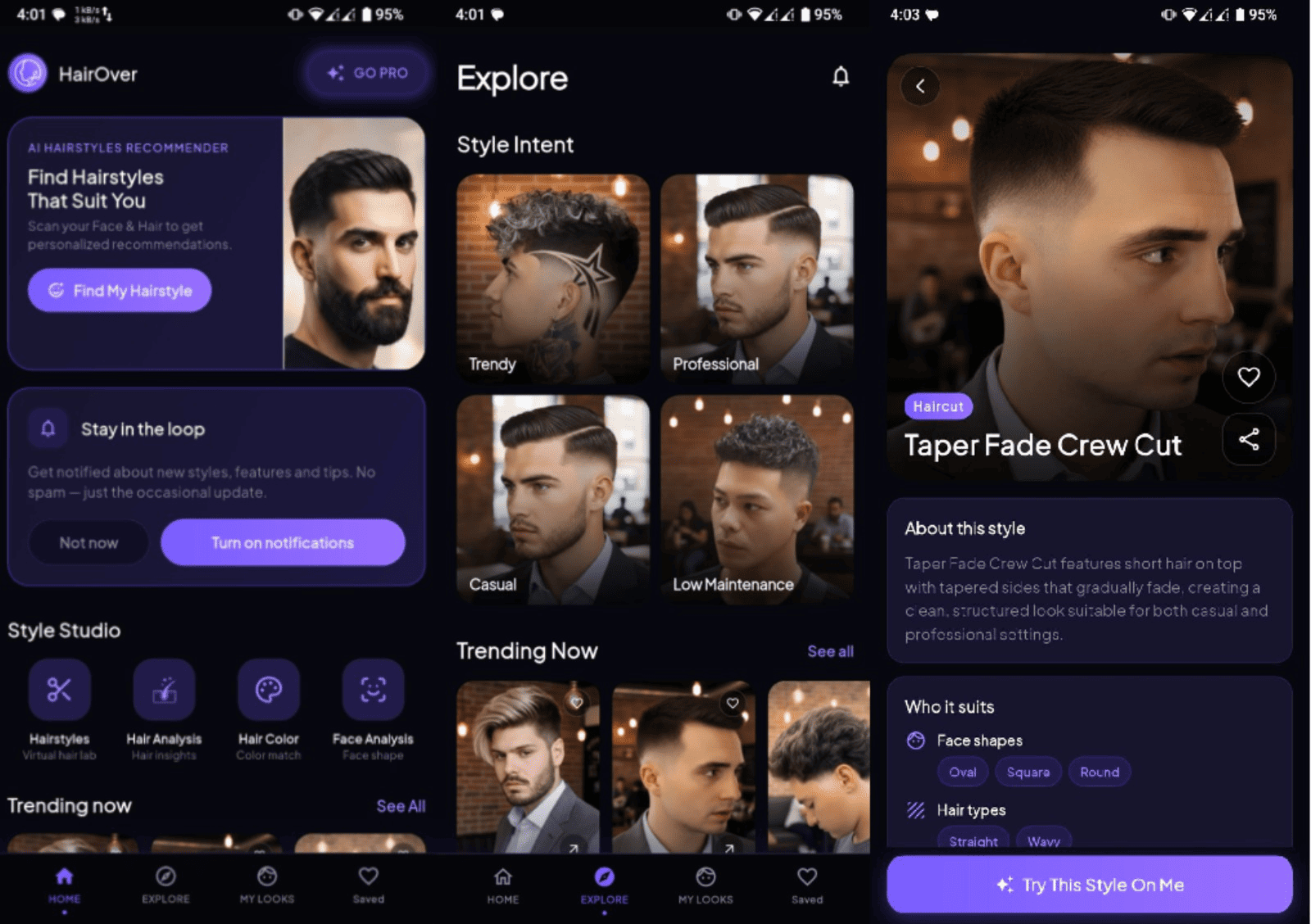 Stylora AI Hairstyle Advisor Preview